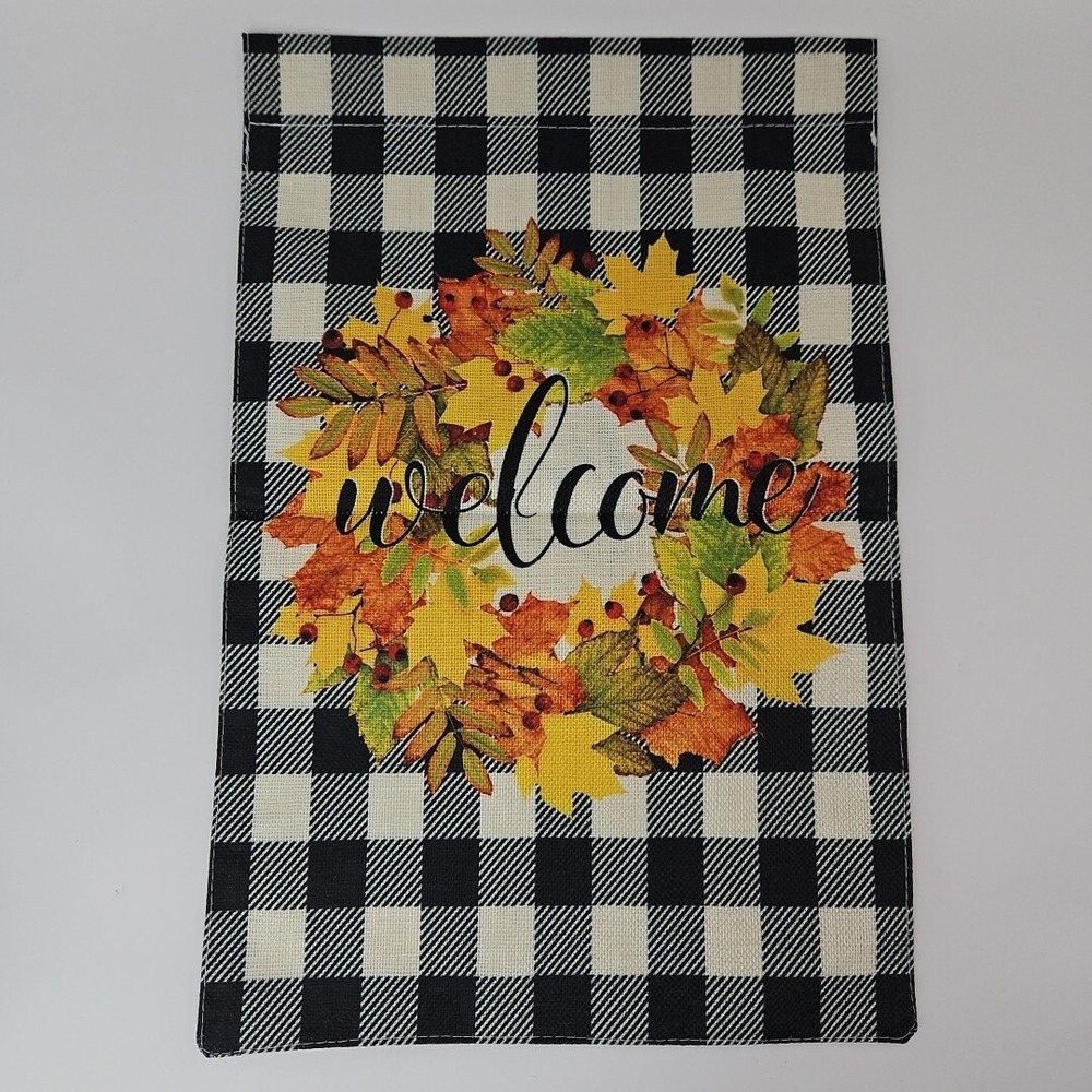 Fall Welcome Garden Flag 12" x 18" - Picture 1 of 1